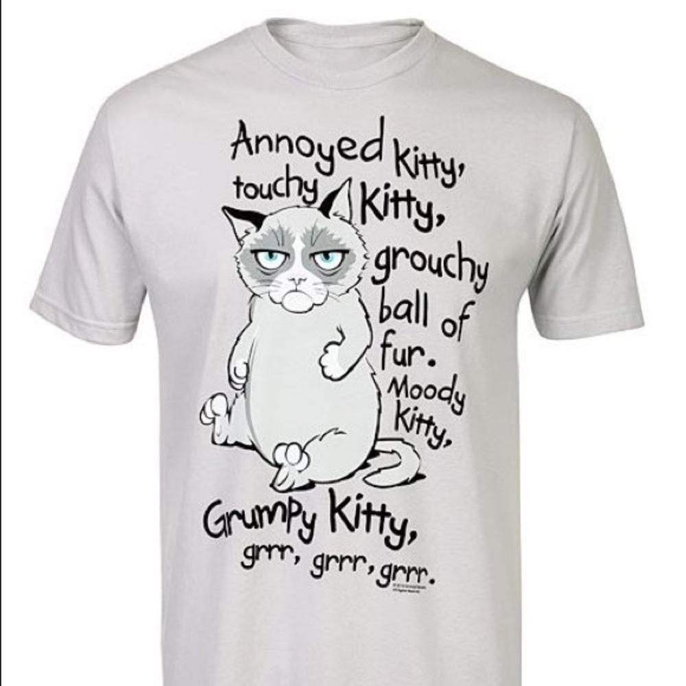 BUY 2 GET 3rd FREE Grumpy Cat, Soft Kitty t-shirt size XL - Picture 2 of 6